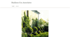 Desktop Screenshot of madisoncox.com
